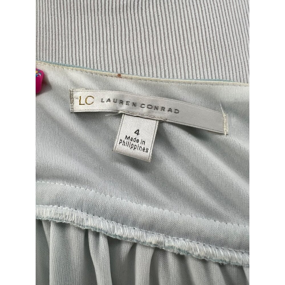 Lauren Conrad Pastel Watercolor Empire Waist Maxi Dress - Picture 13 of 14